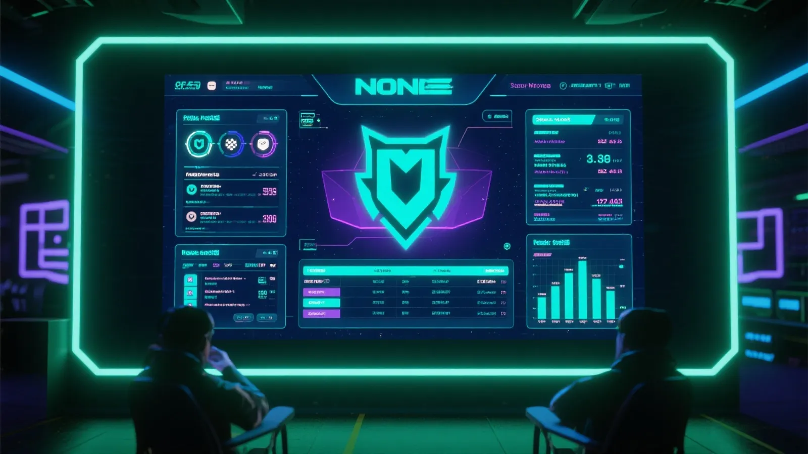Esports neon background